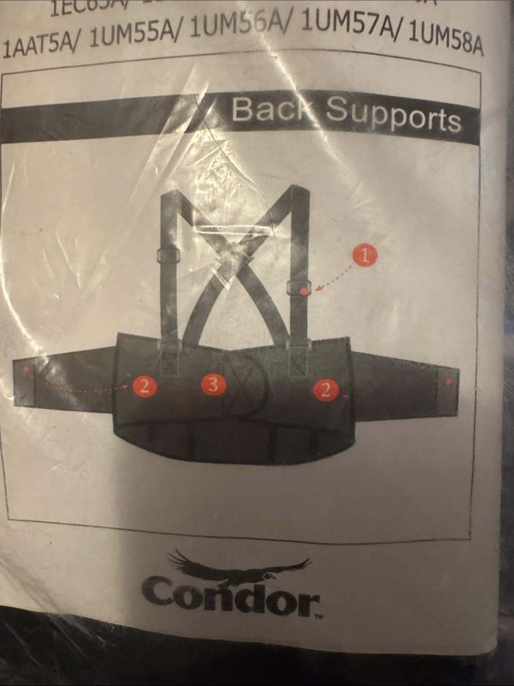 Black Back Support Harness for Men
